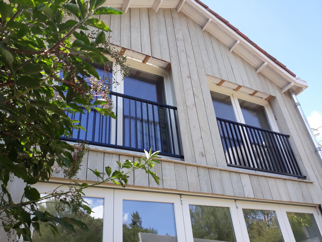 Französischer Balkon aus Stahl