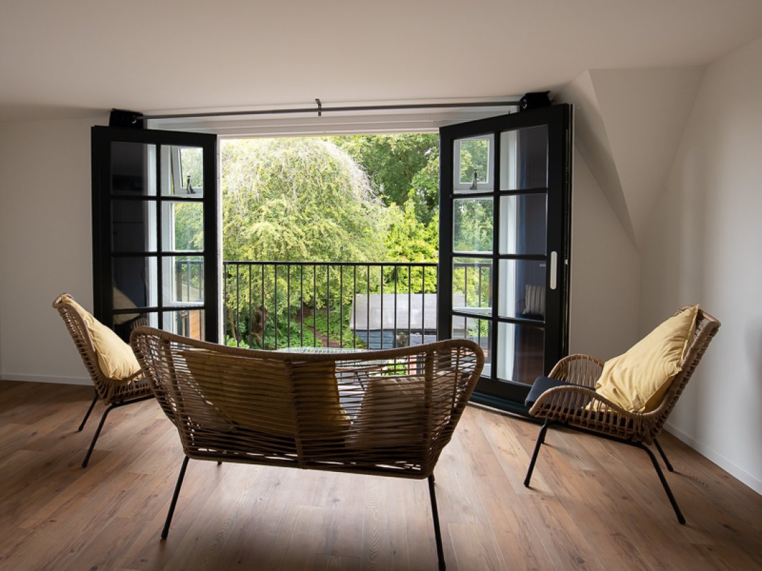 Französischer Balkon aus Stahl